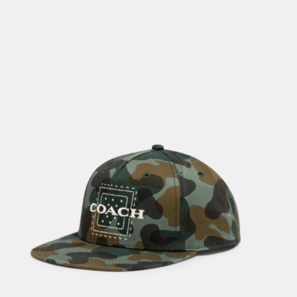 Coach Other - SOLD NWT COACH MEN BANDANA CAMO BRIM HAT